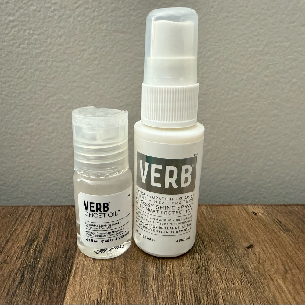 5 for $25 🛍️ item 

Verb Ghost Oil & Glossy Shine Spray Heat Protector